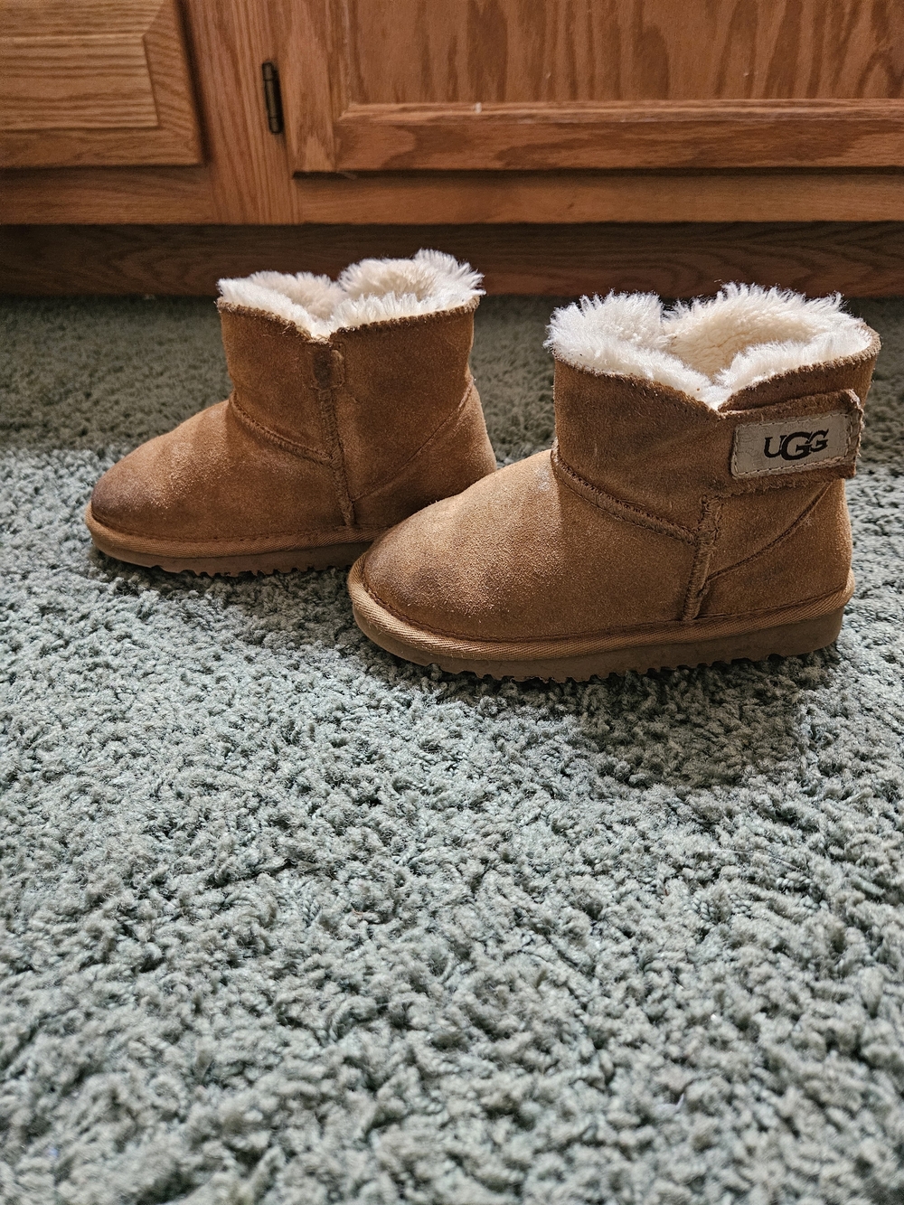 UGG Toddler Classic Mini Boots in Chestnut